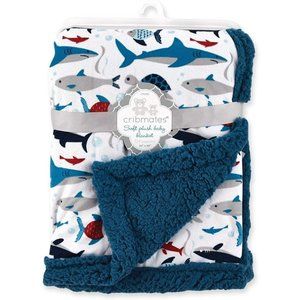 Cribmates Soft Plush Baby Blanket - Under The Sea